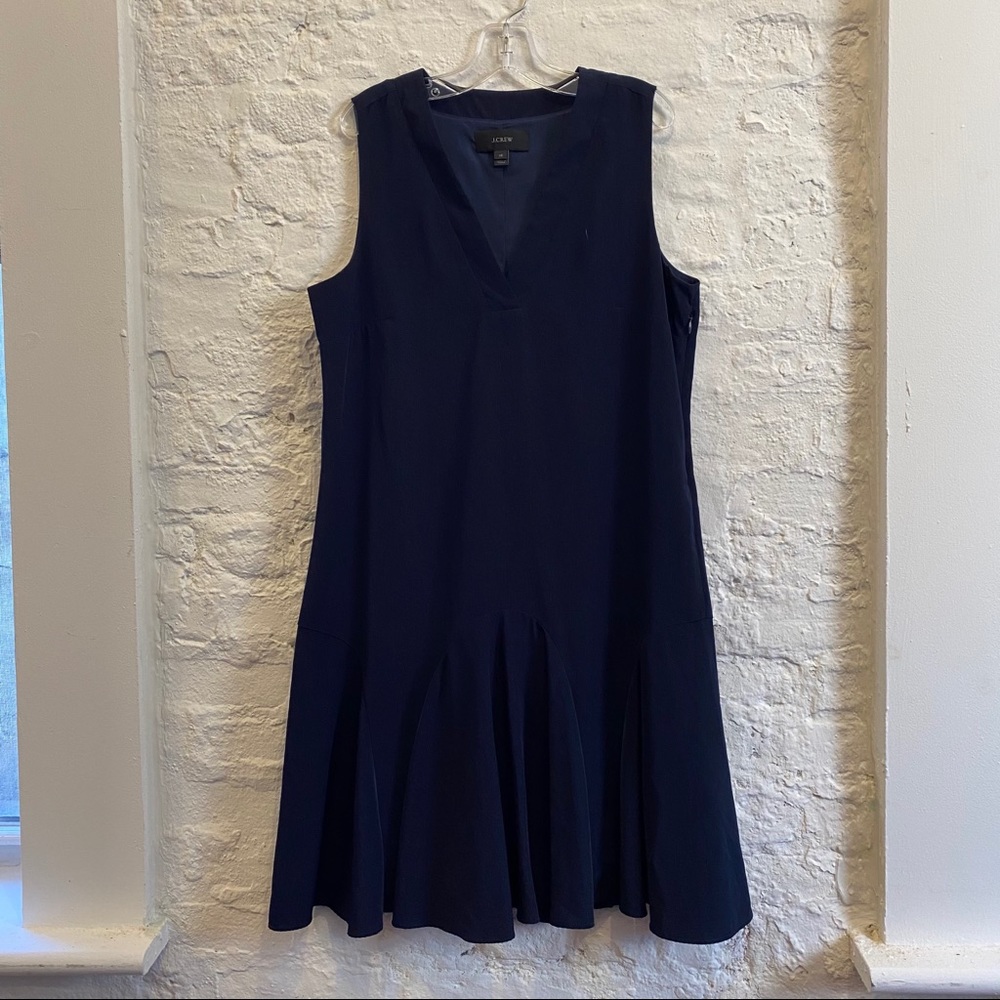 Sleeveless Navy J. CREW Dress